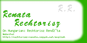 renata rechtorisz business card